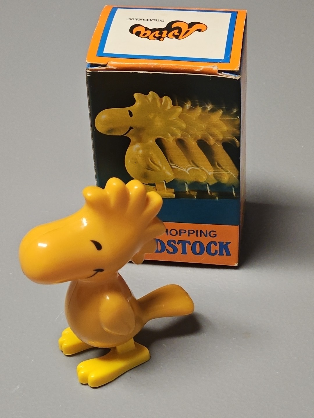 Vintage Aviva Mini Hopping Woodstock Wind-Up Toy