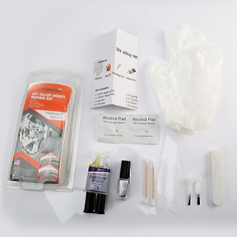 DIY Car Auto Rim Dent Scratch Alloy Wheel Repair Adhesive Kit Rim Surface Bfevlo