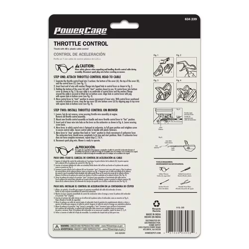 50 In. Throttle Control