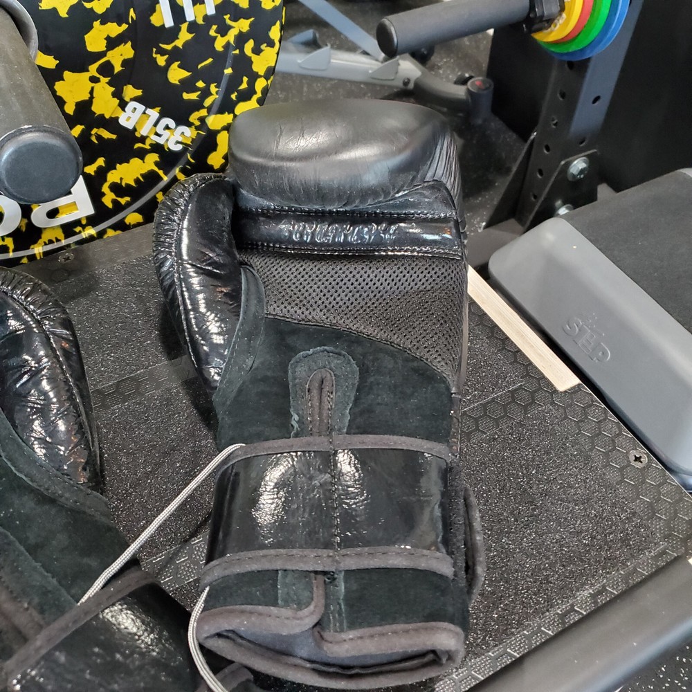 Title Boxing Black Blast Hook and Loop Training Gloves - Black