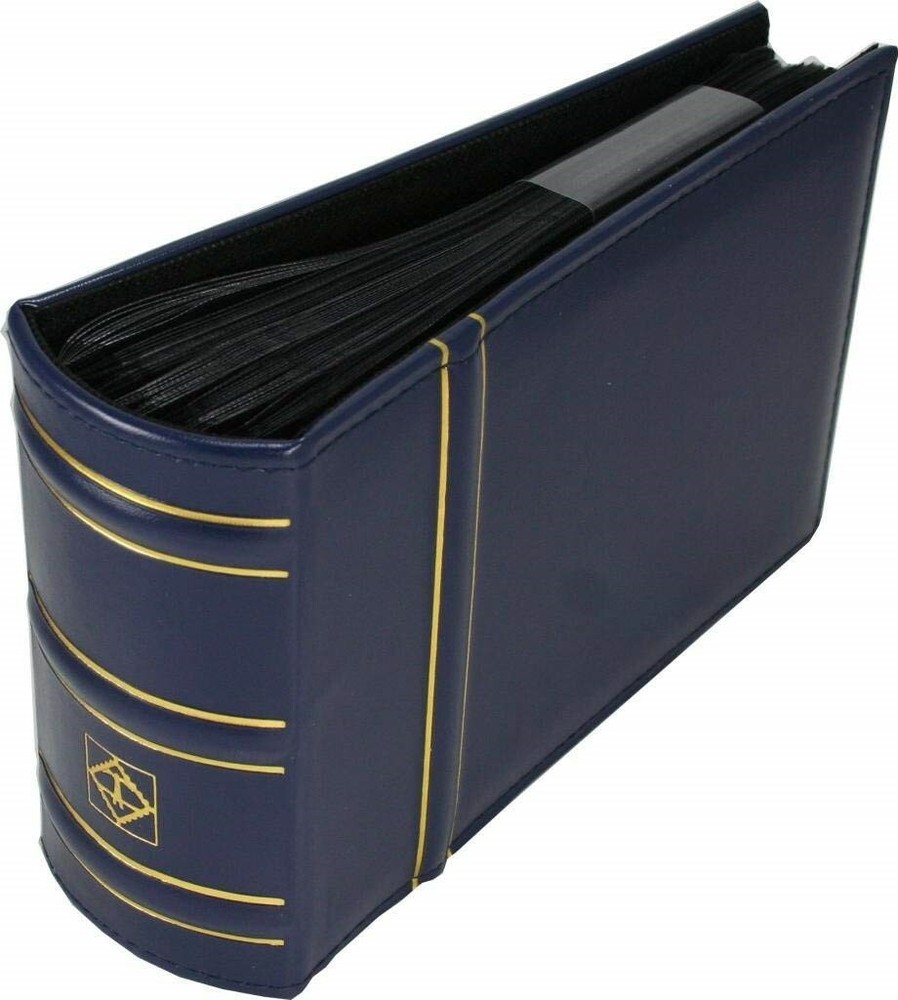 FDC Album For 100 First Day Cover Stamp #6 Lighthouse 7 3/4 x 5 1/8 Blue Folder