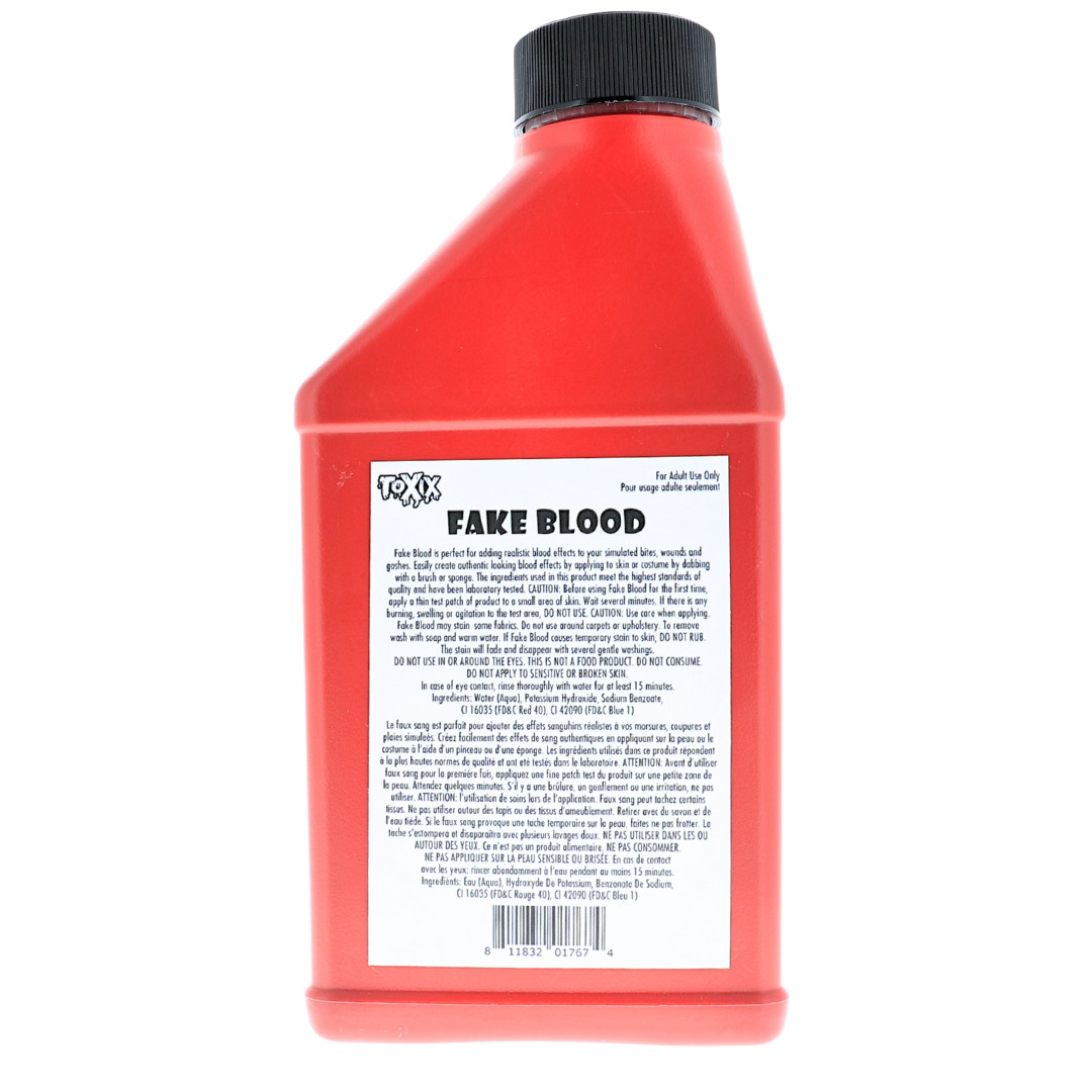 Fake Blood 16 Oz TOXIX - Monster Gore, Vampire Blood, Halloween, Cosplay, SFX