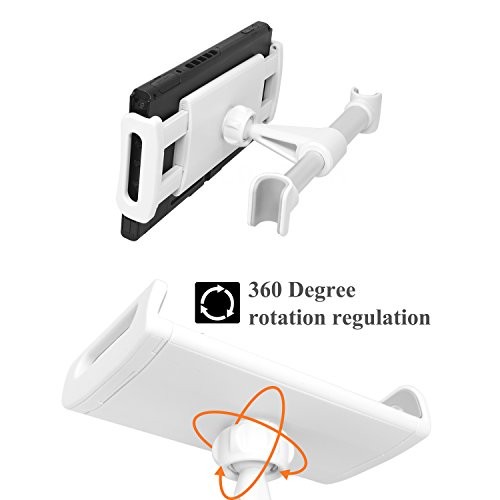 Car Headrest Mount Compatible with Switch 2 Model 2025/ Swith Black