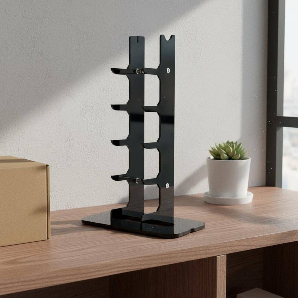 Pocket Display Rack Keeps Organized Storage Stand