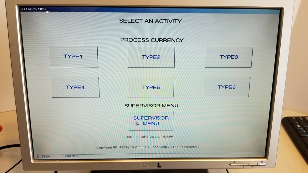 Cummins Allison MMPS 4200 Computer 9389 Win7