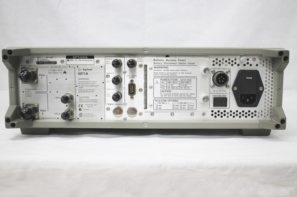 Agilent 5071A /001 Primary Frequency Standard
