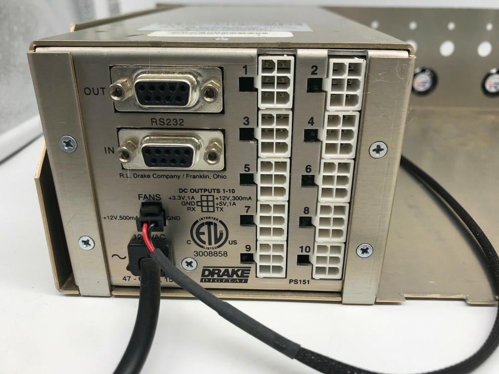 DRAKE RMT 150 TRANSCODER CHASSIS W/POWER SUPPLY PS1451