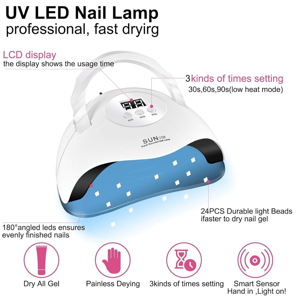 Professional Gel Nail Kit with Drill