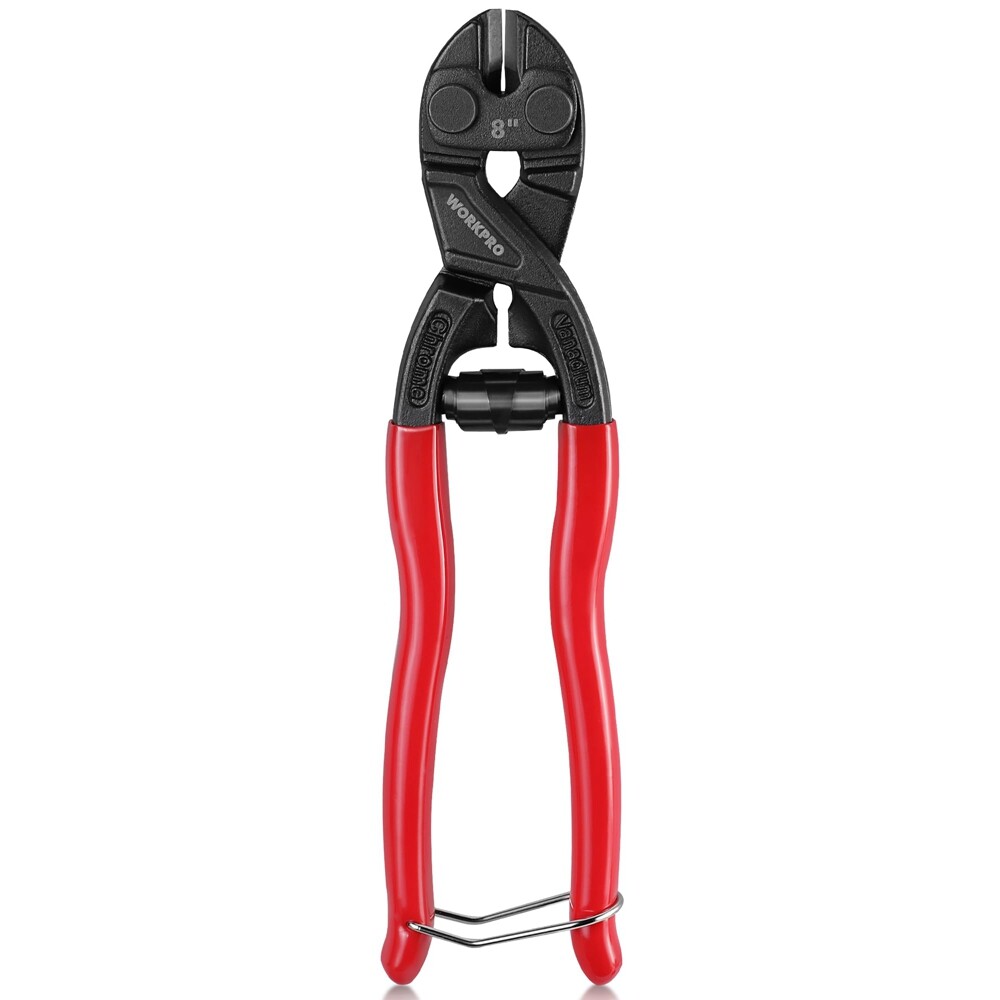 WORKPRO 8" Mini Bolt Cutter Compact Bolt Cutters for Cutting Wire Cables Chains