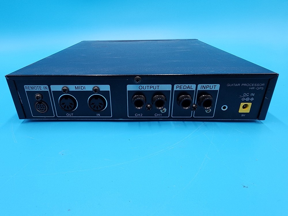 90s Sony HR-GP5 Guitar Multi Effect Instrument Processor Half Rack DPS Bass