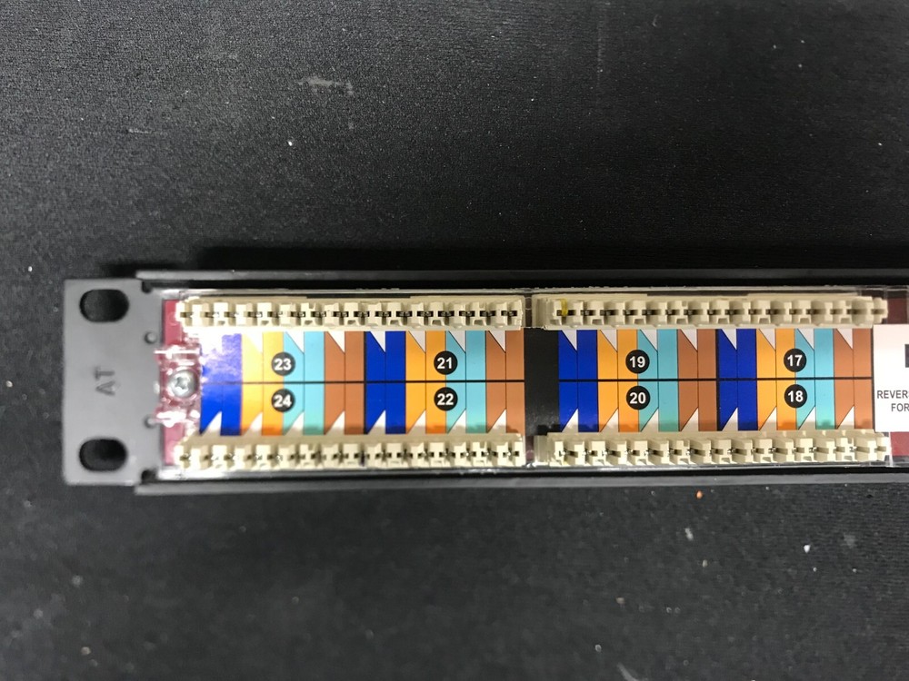 Hubbell Speedgain c5e+ 24-Port Patch Panel P5E24UE