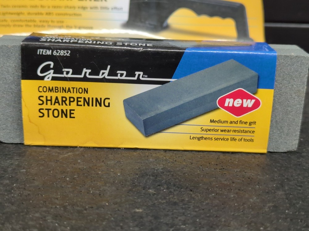 Knife Sharpener Handheld Ceramic ~ And Stone~.