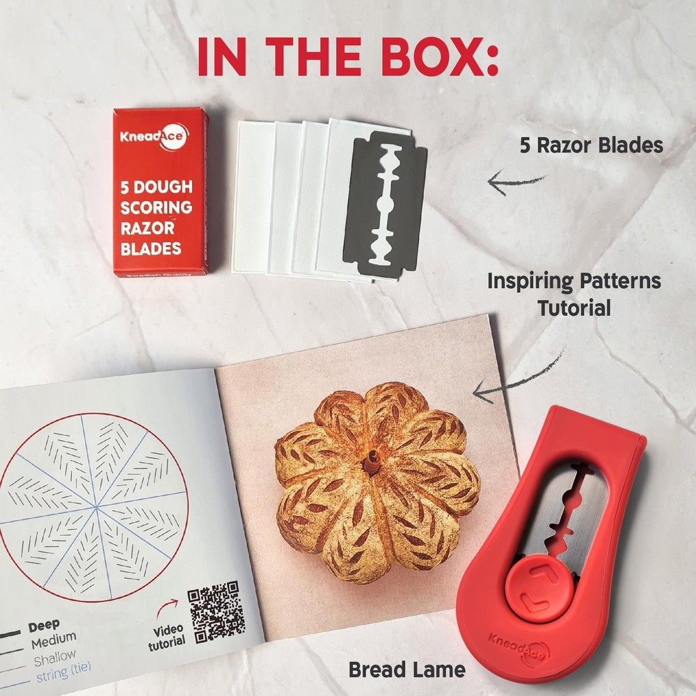 Upgraded Extractable & Magnetic Bread Lame Dough Scoring Tool - Professional ...