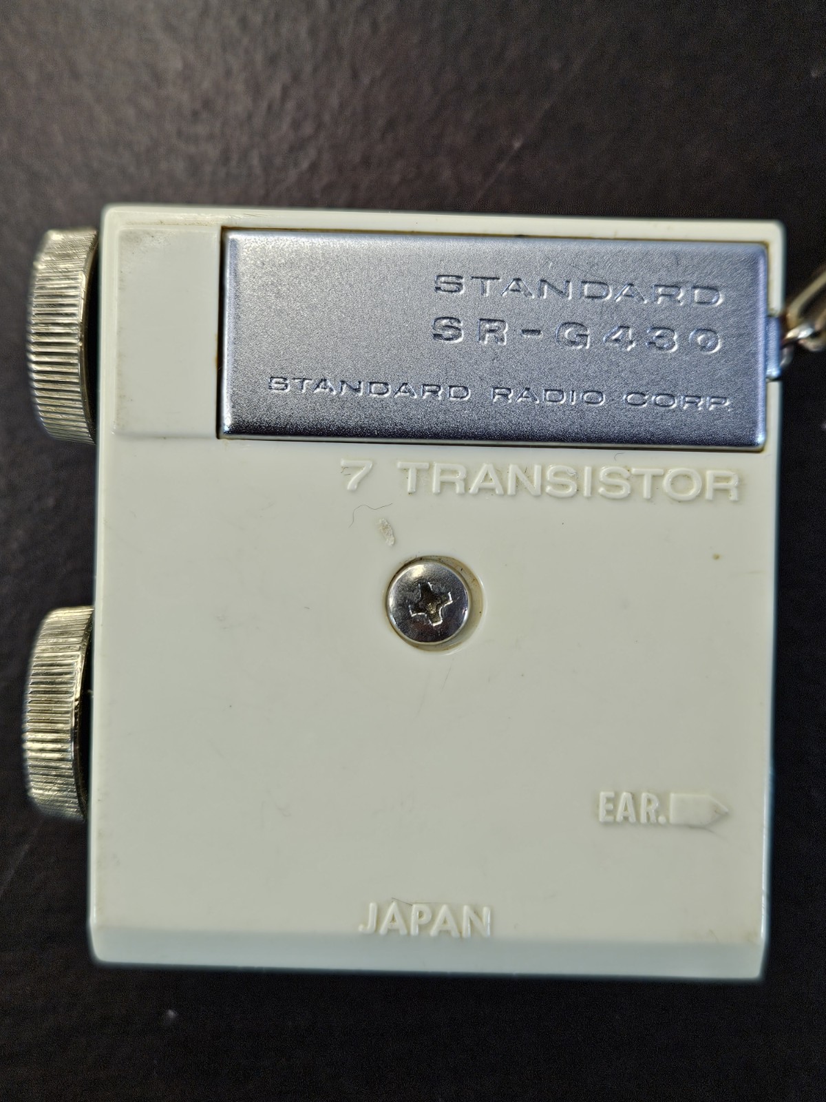 1962 Standard Micronic Ruby Micro Transistor Radio, Model SR-G430, 7 Transistors