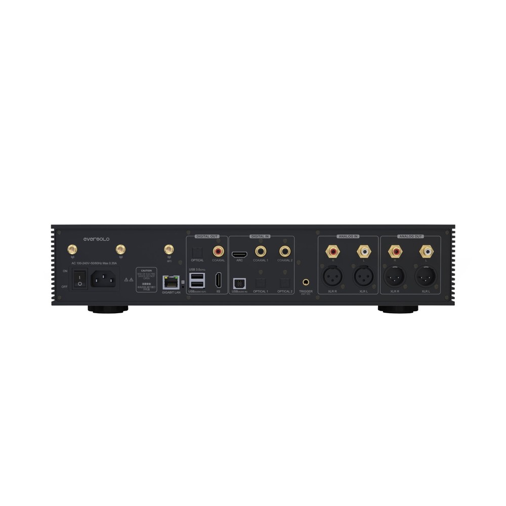 EverSolo DMP-A8 Network Streamer DAC & Preamplifier Black