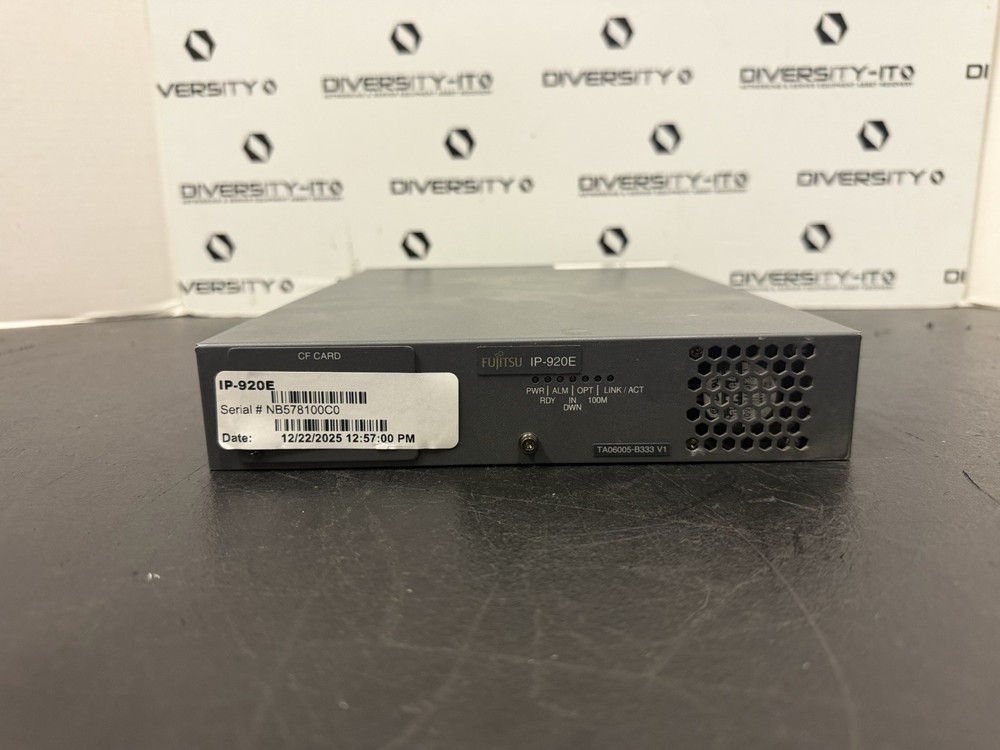 Fujitsu IP-920E MPEG4 Video Encoder TA23742-B52X