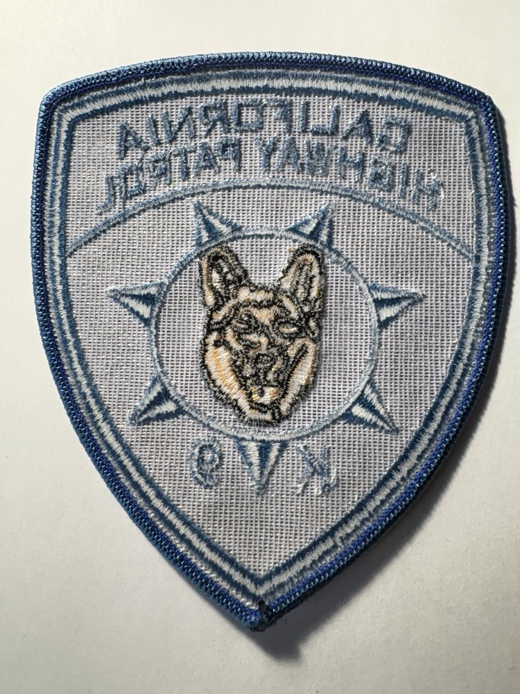 California Highway Patrol K9 Unit Patch