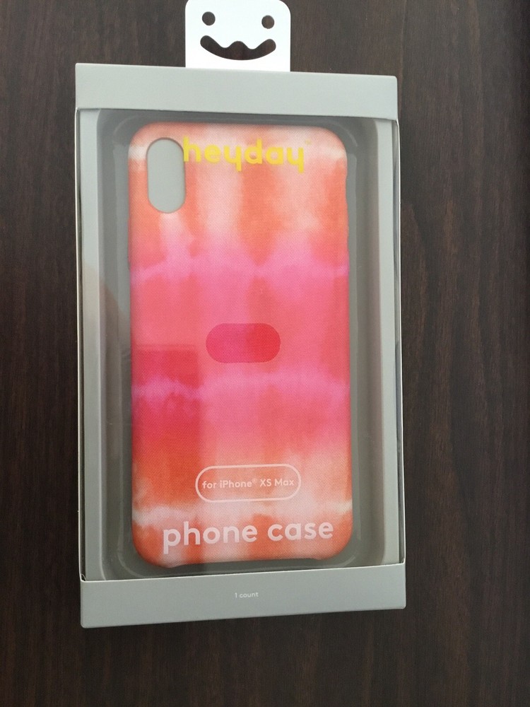 heyday Apple iPhone XS Max Tie Dye Case - Pink/Orange