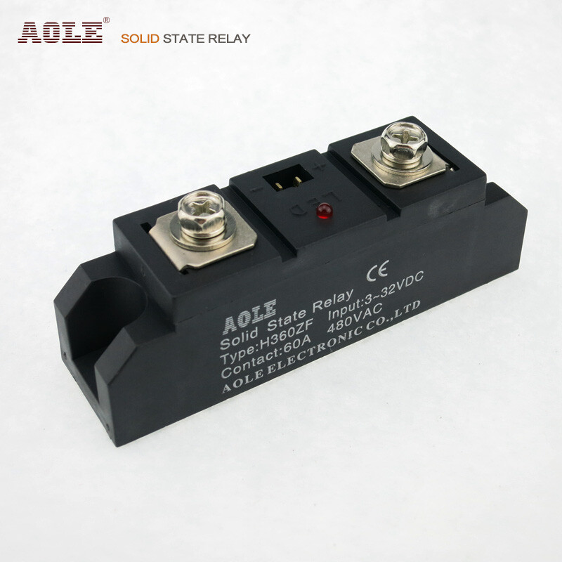 DC-AC Industrial Grade Module 60A AC Single Phase Solid State Relay H360ZF