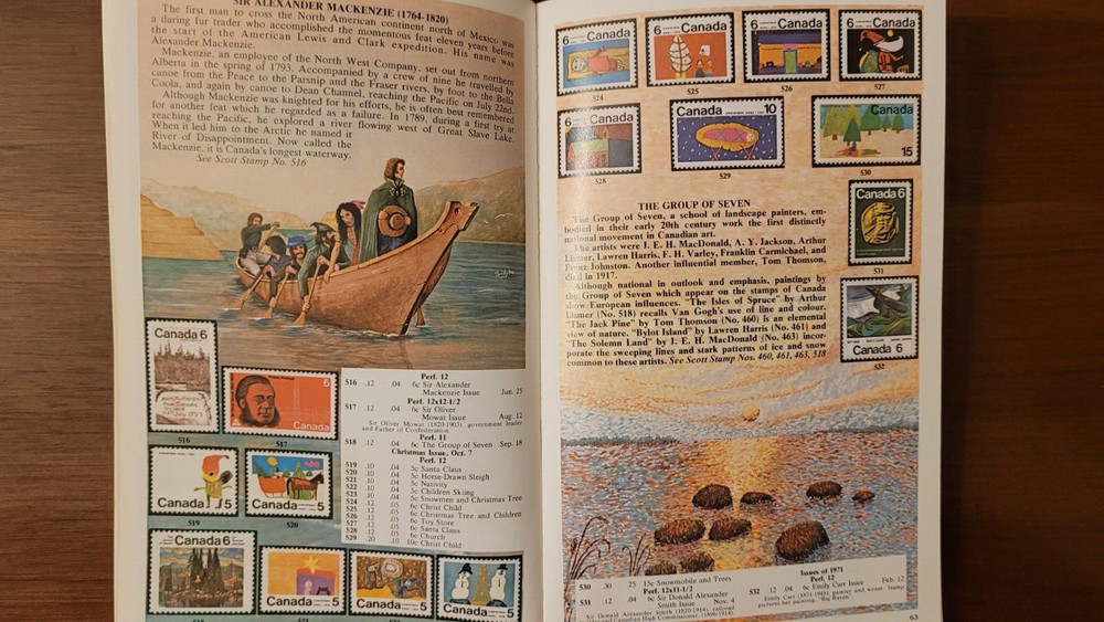 Canada Stamps and Stories Paperback Vintage 1972