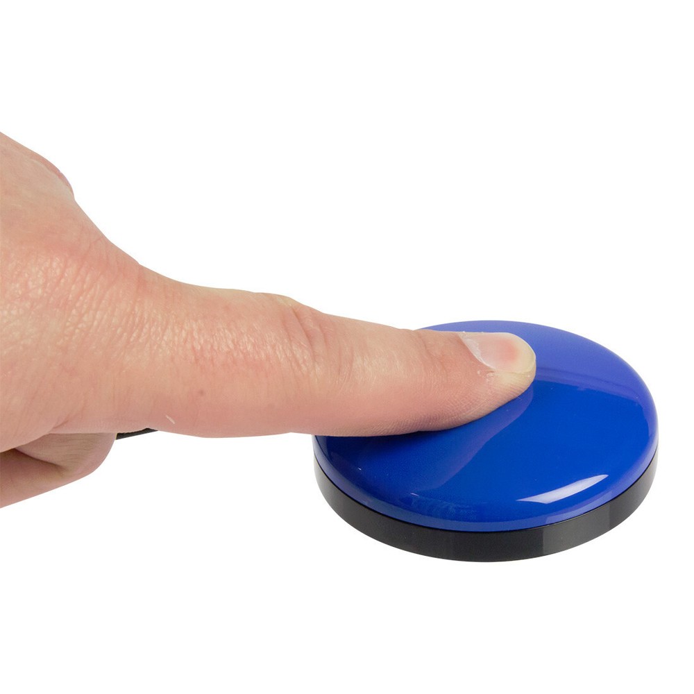 AbleNet Buddy Button Switch Blue - Assistive Technology Switch - #57600