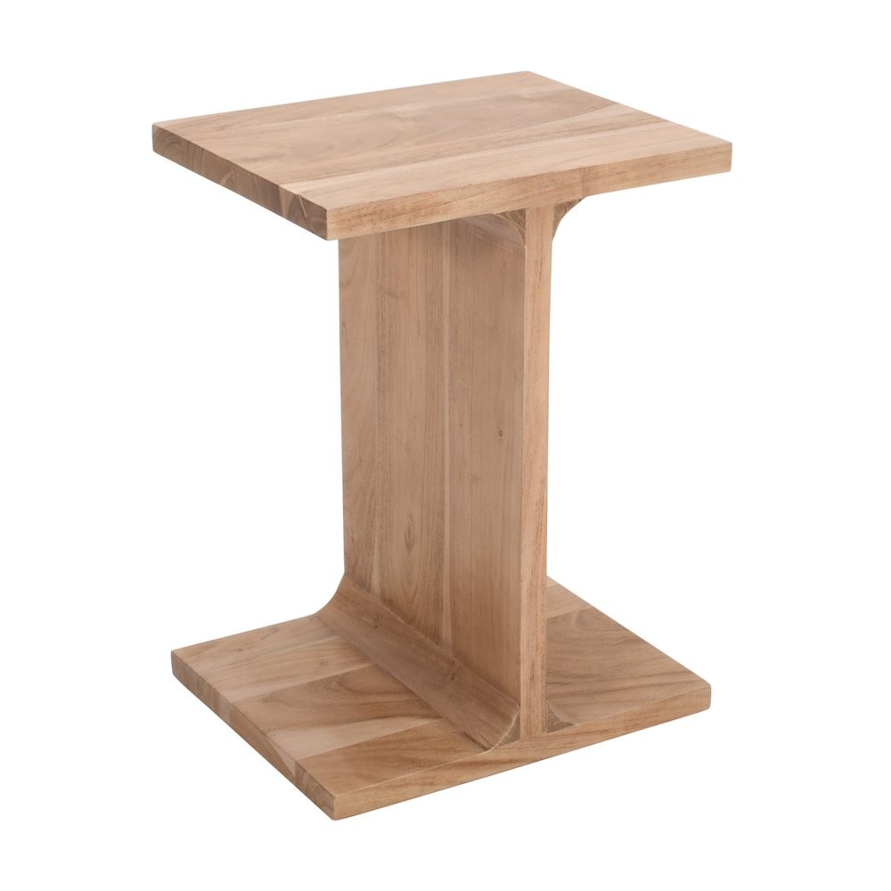 Idiom Solid Wood Modern Accent End I-Table