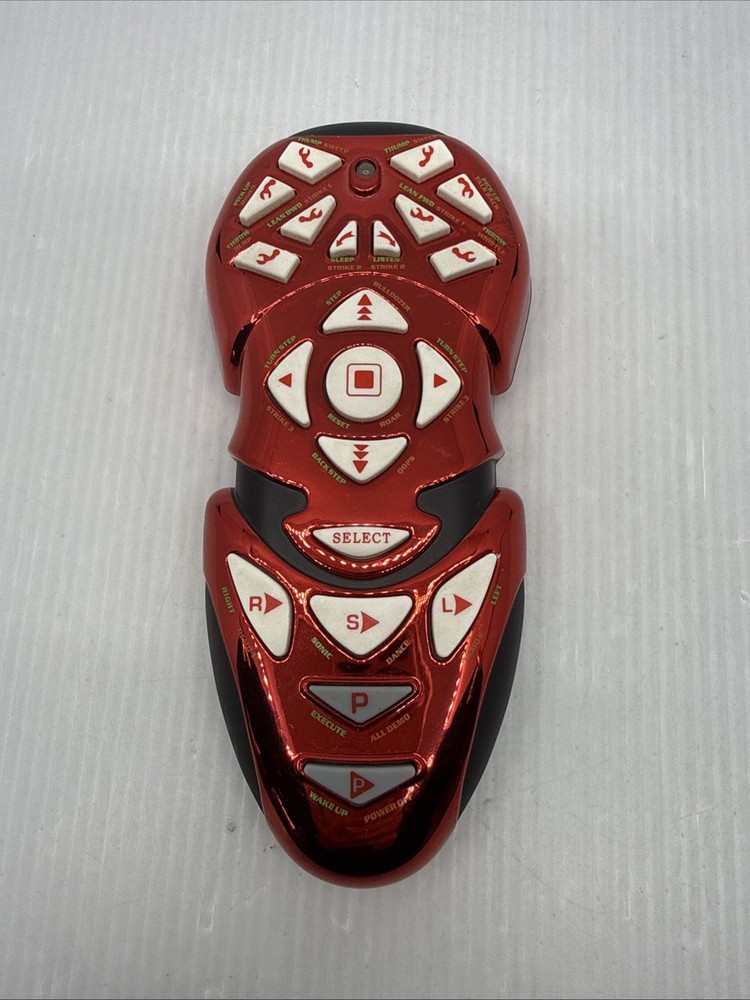 WowWee Robosapien Robot  Red Metallic Remote Control 2004 Tested Working