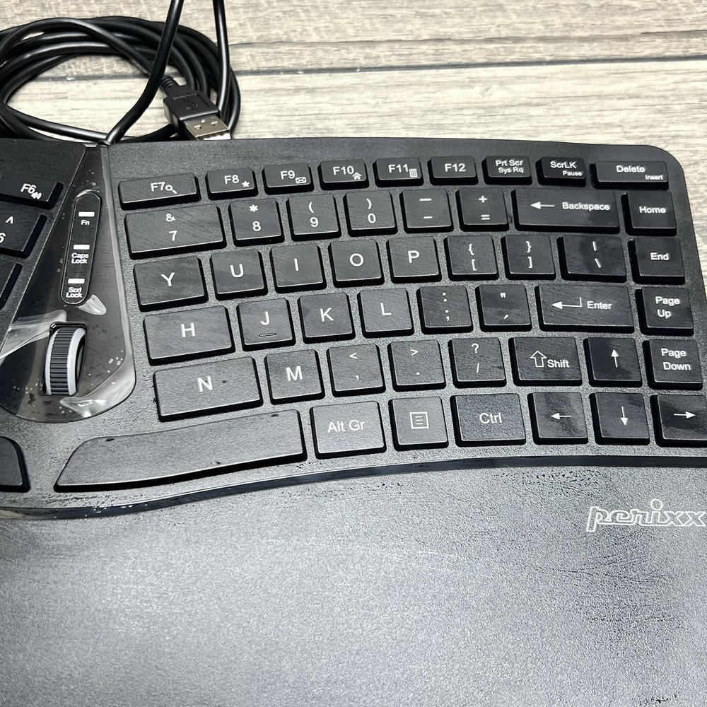 Perixx PERIDUO-406 Wired Mini Adjustable Split Keyboard with Vertical Mouse