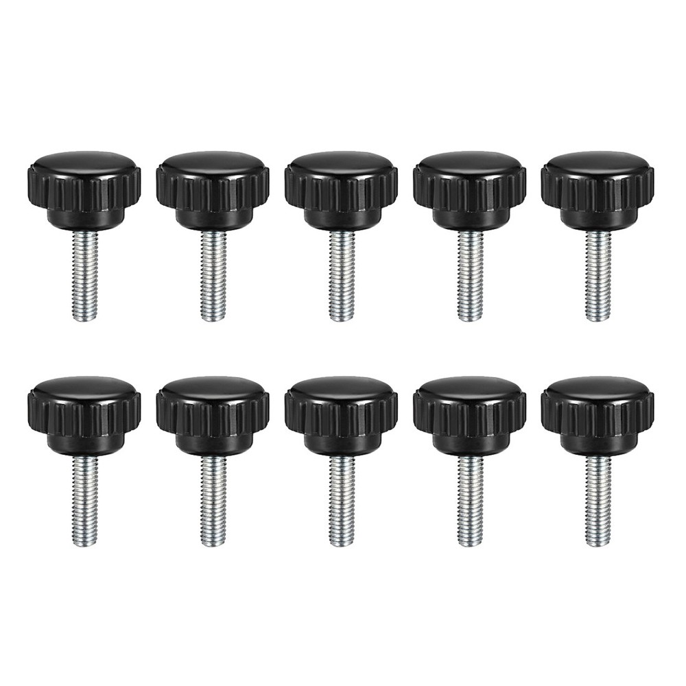 M5x20mm male thread knurled locking knobs 10 pcs