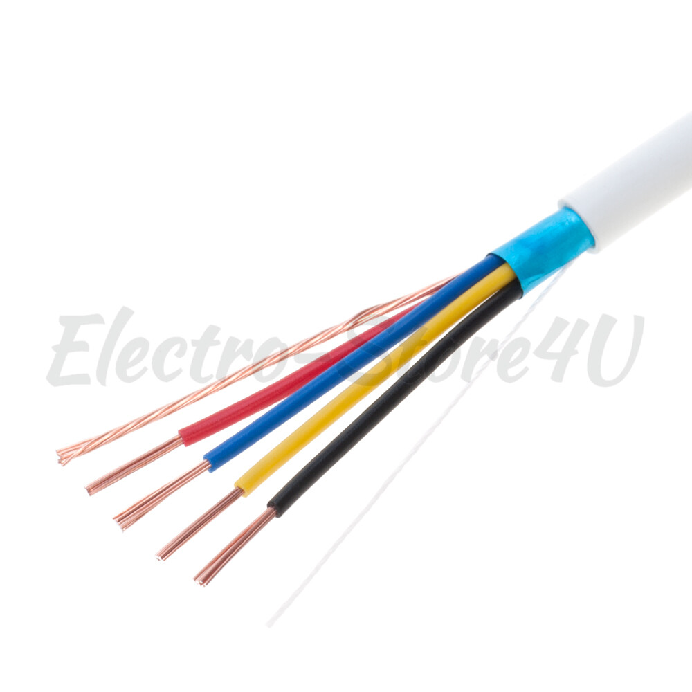 Alarm Wire Cable 500ft 1000ft Solid Stranded CCA 18 22 AWG Shielded Unshielded