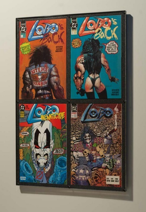 comic book wall mounted display