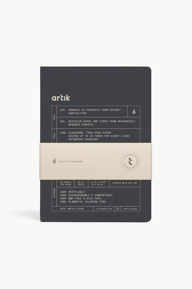 Artik A5 Notebook in Coconut - Ruled - NEW