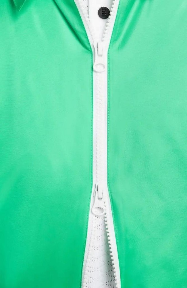 NIKE Unscripted Phoenix Water Repellent Golf Jacket in Spring Green Size L