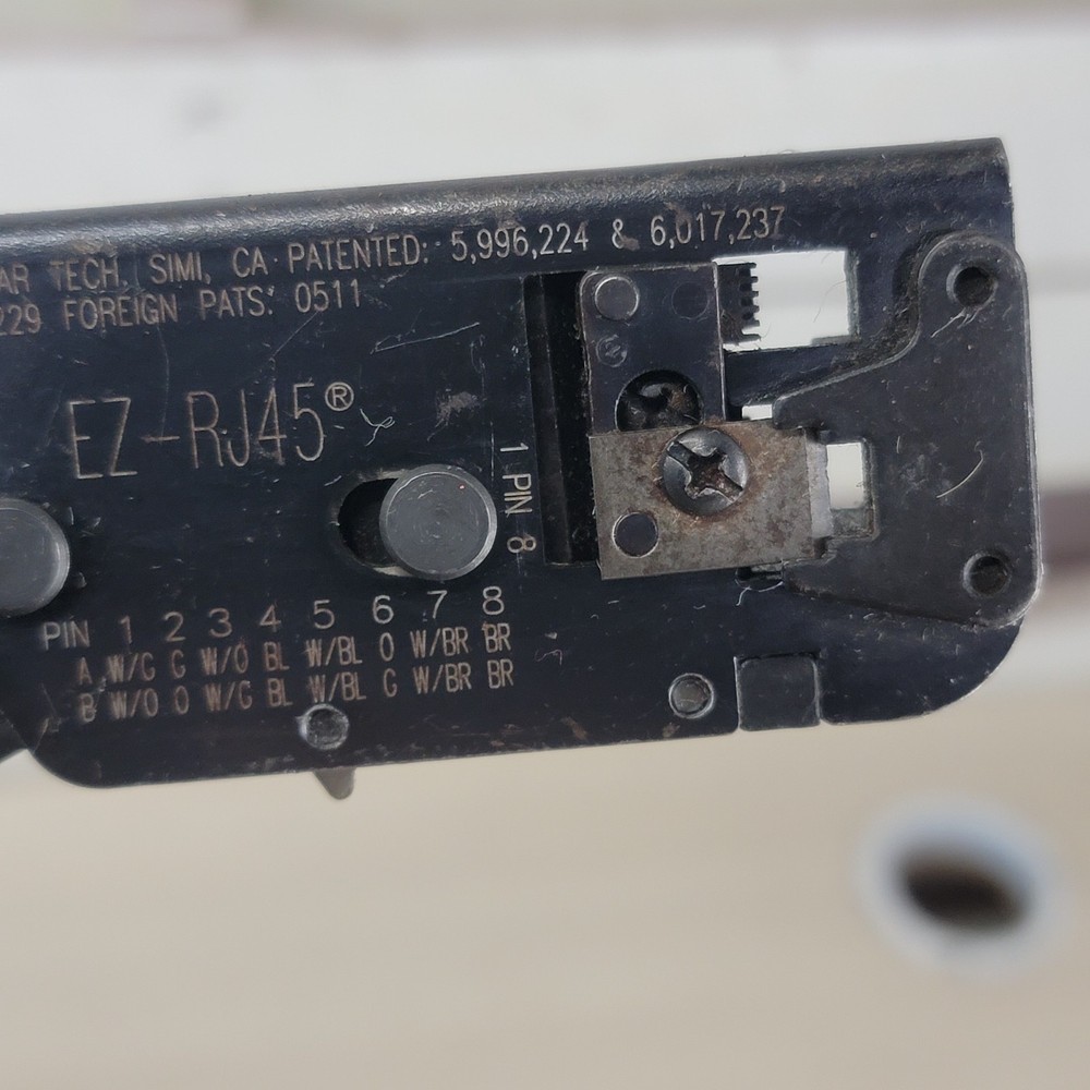 SullStar EZ-RJ45 Network Cable Crimp Tool Ethernet Pass-Through RJ45