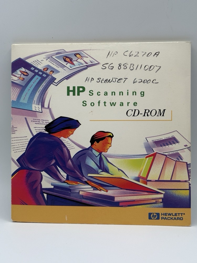 Vintage 1998 HP Scanning Software Precision Scan Pro on CD