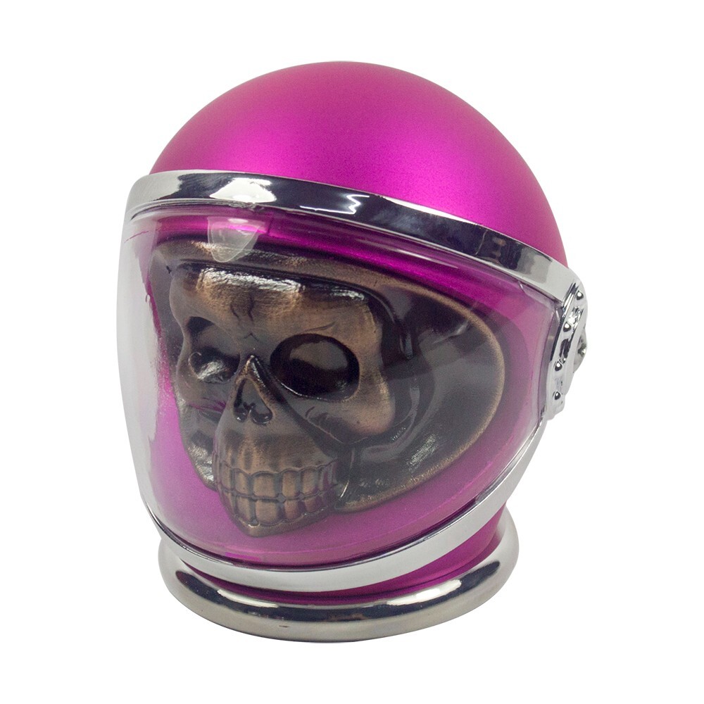 3" 4 PC 3D Copper Metal Skull in Helmet Tobacco Herb Spice Grinder Smoke Crusher