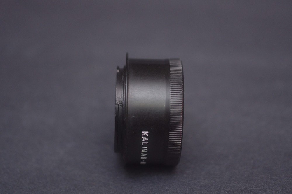 Kalimar 66 Medium Format Lens  onto Canon EOS Camera mount Adapter