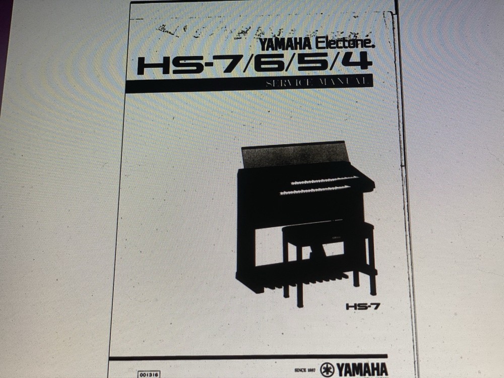 Yamaha Hs-7  Service Manual Digital