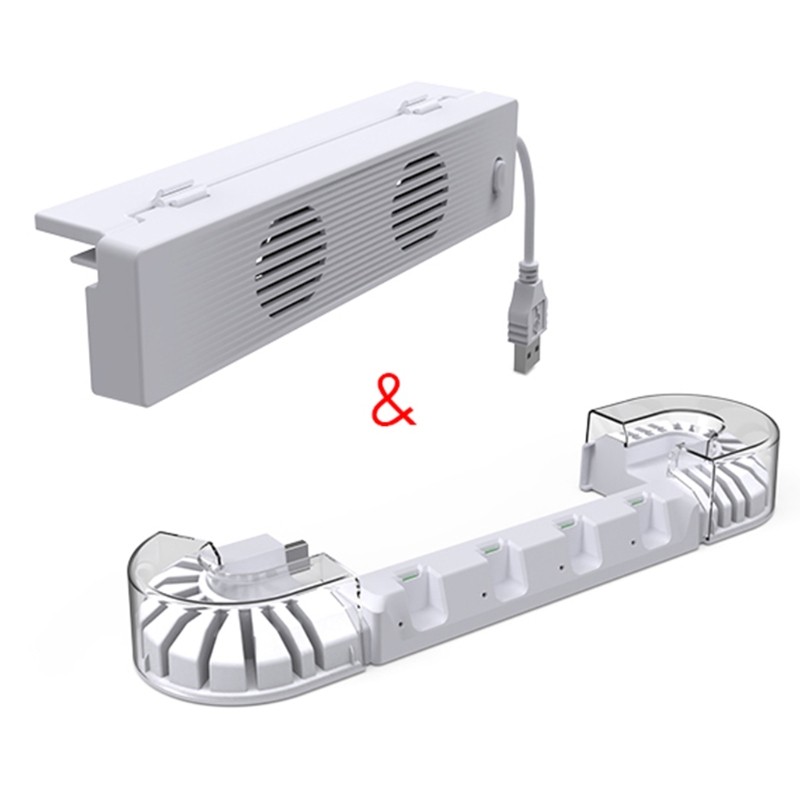 Game Console Cooler Fan Charger Dock Station Fits for Switch/Switch OLED