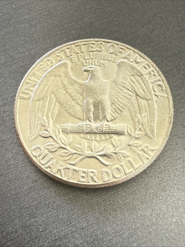 1964 P/1964 D 4 Silver Washington Quarters