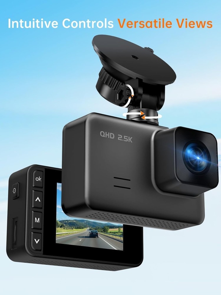 High-Resolution Dash Camera Bundle, Night Vision