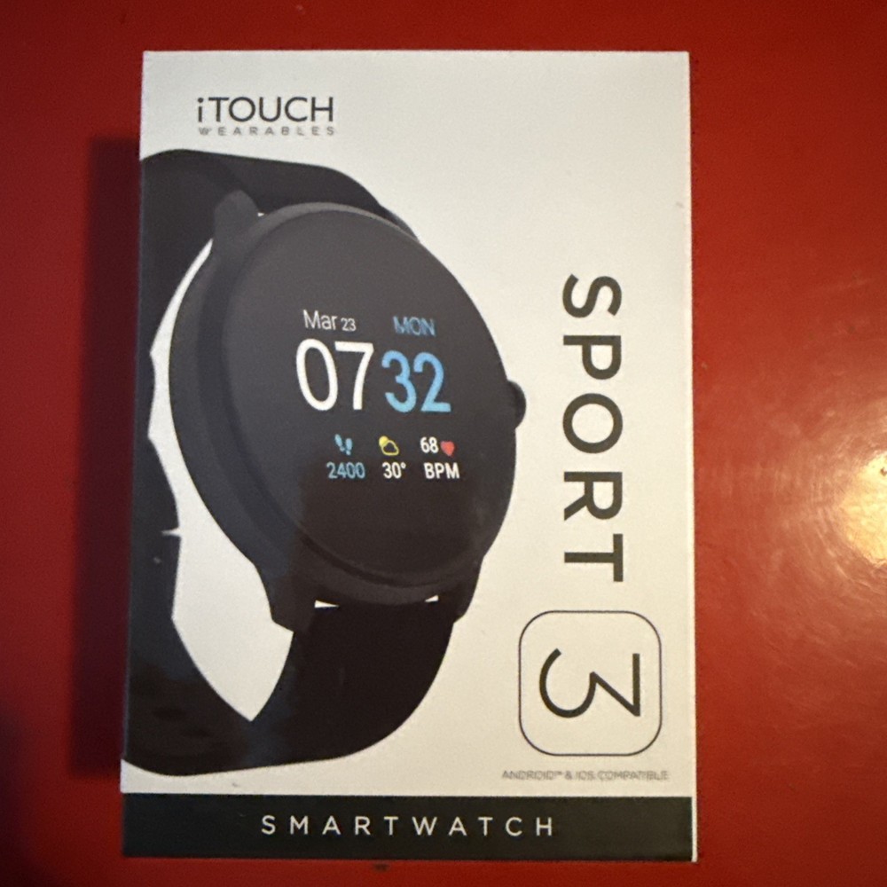 iTouch Sport 3 Smartwatch - Black