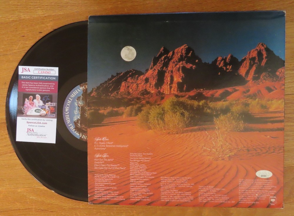 BLUE OYSTER CULT signed SOME ENCHANTED EVENING Record JSA 4 Members BUCK DHARMA