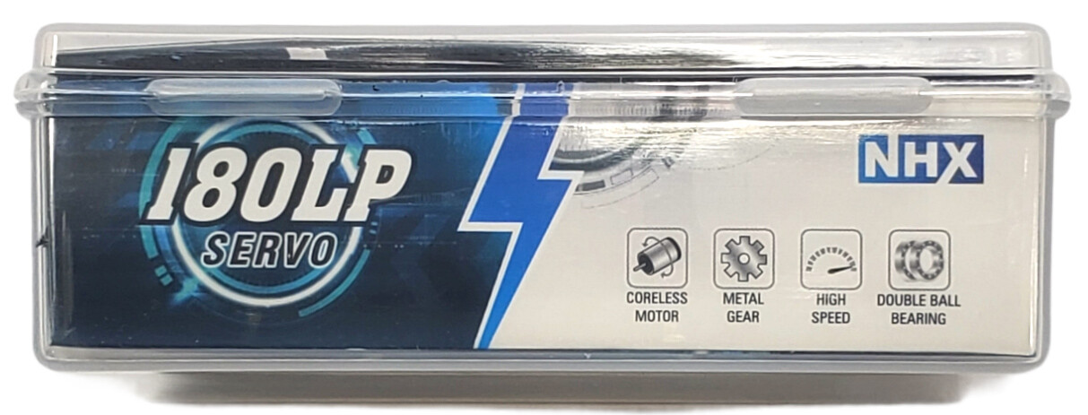 NHX RC 180LP Low Profile HV Servo Coreless 180 oz / .05 Titanium Gear Digital