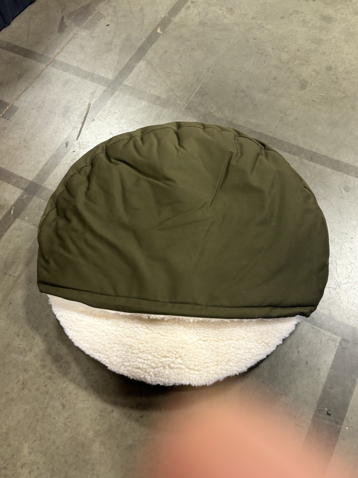 snoozer cozy cave dog bed Large Olive Orthopedic 35”