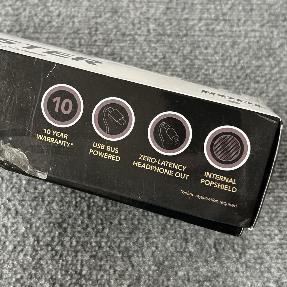 Rode Podcaster Microphone Broadcast Quality Cardioid Dynamic USB for Computers