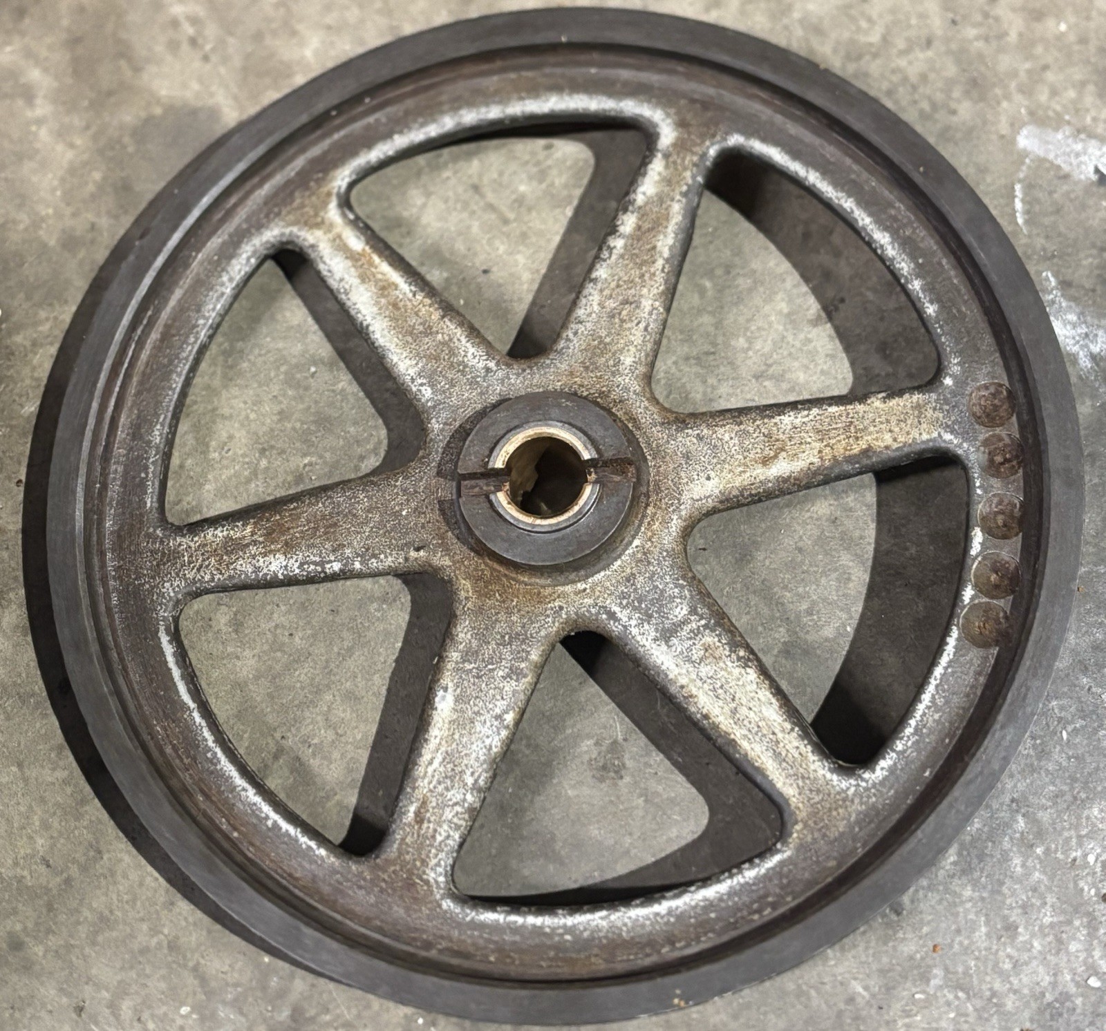 HOBART 5214 MEAT BONE SAW UPPER PULLEY ASSEMBLY COMMERCIAL OEM PART