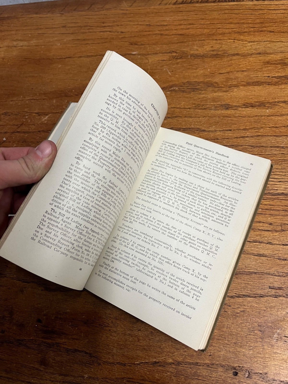 Vintage WWI Field Quartmasters Handbook 1917 Havery Military Series US Army Book