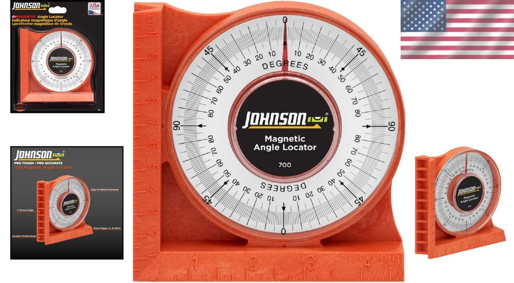 High-Visibility Magnetic Angle Locator - Durable Tool for Precise Measurements