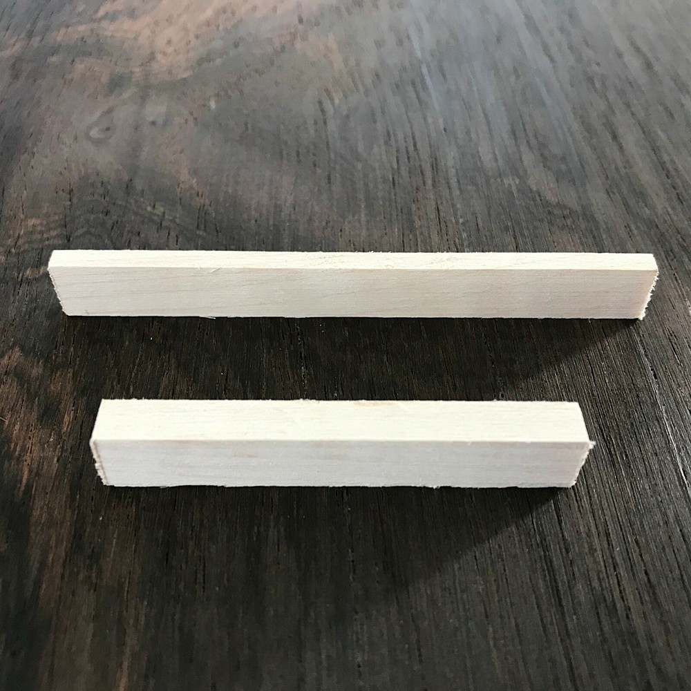 SADDLE & NUT BLANK FOR CLASSICAL GUITAR - EUROPEAN MAPLE